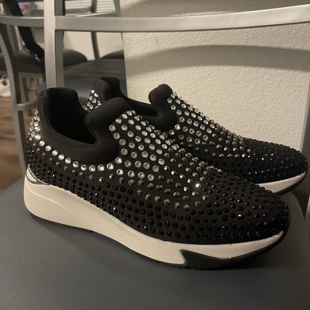 Size 11M Black I.N.C Wedged Sneakers